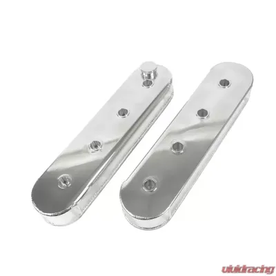 Top Street Performance Valve Covers; Fab. Alum.; wthout Coil Mounts LSX; Polished - JM8081-5P