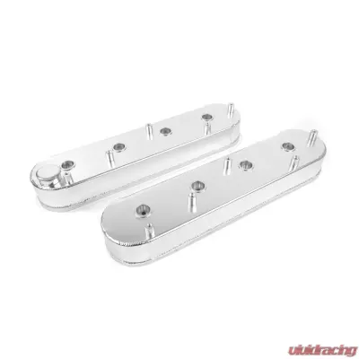Top Street Performance Valve Covers; Fab. Alum.; with Coil Mounts LSX; Clear Anodized - JM8081-6CA