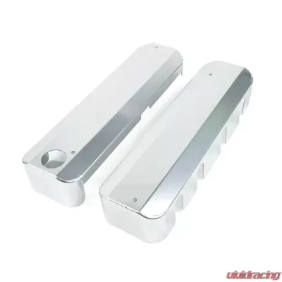 Top Street Performance Coil Covers; Fab. Alum.; LSX; Clear Anodized - JM8081-7CA