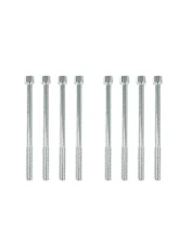 Top Street Performance Valve Covers; Fab. Alum.; Long Bolt with Holes SBC Perim.; Clear Anodized                                     - JM8091-7CA - Image 2