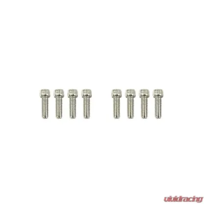 Top Street Performance Valve Covers; Fab. Alum.; Short Bolt with Holes SBC Perim.; Polished - JM8091-8P