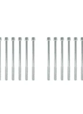 Top Street Performance Valve Covers; Fab. Alum.; Long Bolt with Holes SBF; Clear Anodized                                     - JM8093-7CA - Image 2