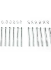Top Street Performance Valve Covers; Fab. Alum.; Long Bolt with Holes BBF; Polished                                     - JM8094-7P - Image 2