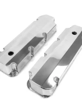 Top Street Performance Valve Covers; Fab. Alum.; Short Bolt with Holes BBF; Polished                                     - JM8094-8P - Image 2