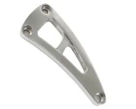 Top Street Performance Alternator 10SI Bracket; Aluminum BBC Long Water Pump; Polished