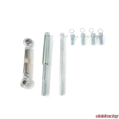 Top Street Performance Alternator 10SI Bracket; Aluminum BBC Long Water Pump; Chrome - JM9103C
