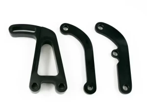 Top Street Performance Power Steering Saginaw Bracket; Aluminum SBC Long Water Pump; Black - JM9105BK - Image 3