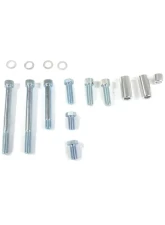Top Street Performance Power Steering Saginaw Bracket; Aluminum SBC Long Water Pump; Chrome                                     - JM9105C - Image 2