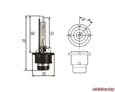 HELLA Hella D2S 35W High Intensity Discharge Capsule - H83075001