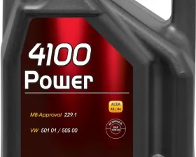 Motul 4100 POWER 15W50 Technosynthese Oil 5L (1.3 gal.)