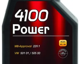 Motul 4100 POWER 15W50 Technosynthese Oil 1L (1.05 qt.)