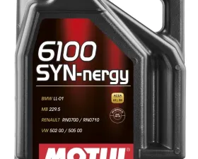 Motul 6100 SYN-NERGY 5W30 Technosynthese Oil 5L (1.3 gal.)