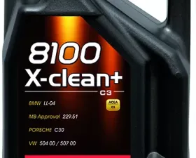 Motul 8100 X-CLEAN + 5W30 Synthetic Engine Oil 5L (1.3 gal.)