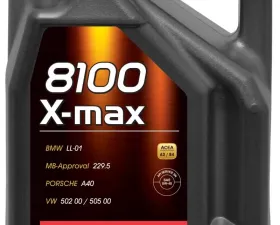 Motul 8100 X-MAX 0W40 Synthetic Engine Oil 5L (1.3 gal.)