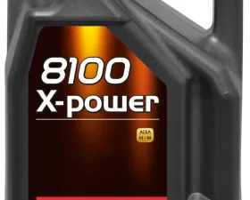 Motul 8100 X-POWER 10W60 Synthetic Engine Oil 5L (1.3 gal.)