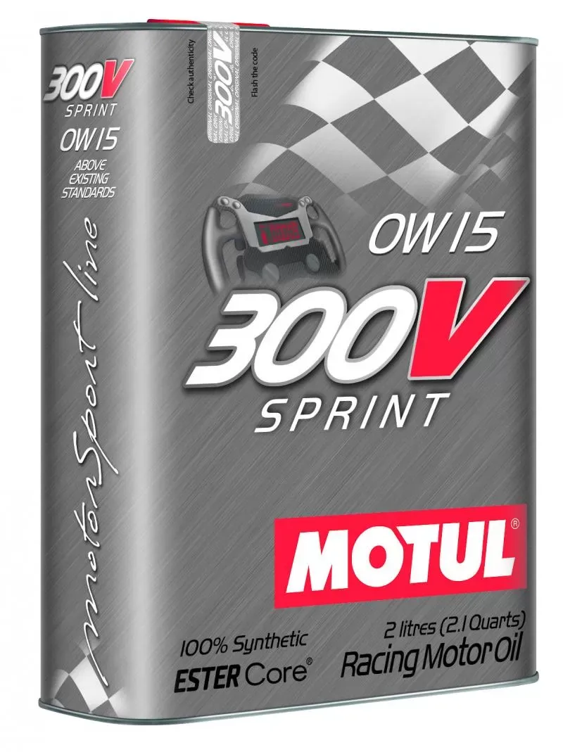 Motul 300V SPRINT 0W15 - 2L - Racing Engine Oil - 104238