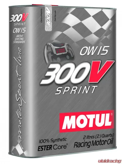 Motul 300V SPRINT 0W15 - 2L - Racing Engine Oil - 104238