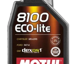 Motul 8100 ECO-LITE 0W20 Synthetic Engine Oil 1L (1.05 qt.)