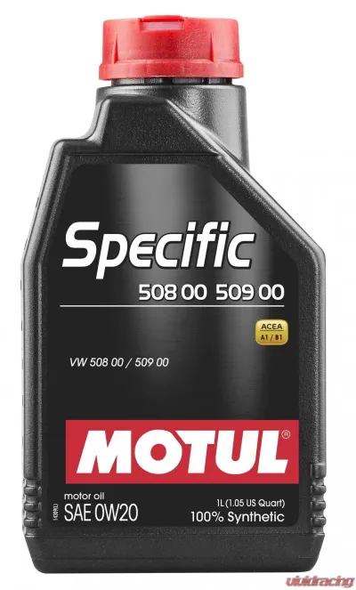 Motul SPECIFIC 508 00 509 00 0W20 Synthetic Engine Oil Audi 1L (1.05 qt.) - 107385
