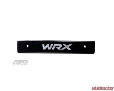 Turbo XS License Cover Subaru WRX | STI 2008-2014 - WS08-LPD-BLK-WRX