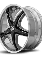Diablo Reflection X Wheel 22x9.5 Blank 35 73.1 Chrome                                     - REF-229BLNK3573 - Image 3