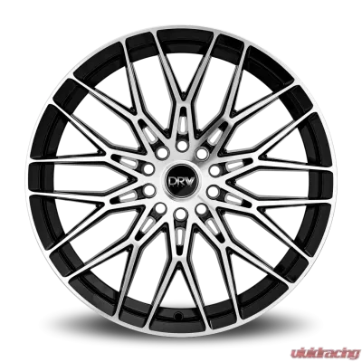 Dynamic Racing D21 Wheel 18x8 5x112/114.3 38 73.1 Gloss Black Machine Face - D21-188010H1123873BMF