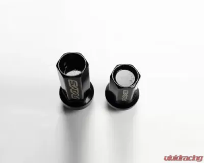 Rays 17Hex L35 Closed End Racing Nuts 4pc Set - 12x1.25 Black Chromate - W17RN12125BL35C