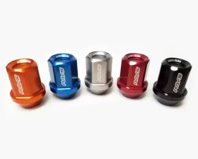 Rays L32 Dura-Nut Straight Type Lug & Lock Set - 12x1.25 Black