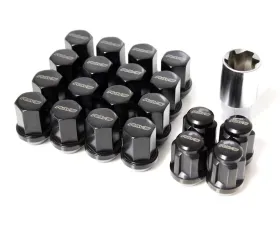 Rays Black 19Hex Lock & Lug Nut Set - 14x1.5