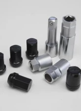 Rays 19Hex 2pc Double Lock Nut Set - 12x1.25 Black                                     - W19DL12125B - Image 2