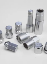 Rays 19Hex 2pc Double Lock Nut Set - 12x1.25 Chrome                                     - W19DL12125C - Image 2