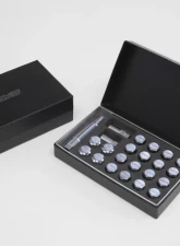 Rays 19Hex 2pc Double Lock Nut Set - 12x1.25 Black                                     - W19DL12125B - Image 2