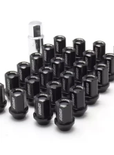 Rays L37 Dura-Nut Straight Type 6H Lug & Lock Set - 12x1.25 Black                                     - WDURA3712125B6H - Image 3