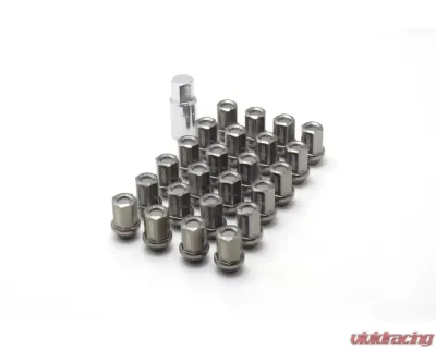 Rays L37 Dura-Nut Straight Type 6H Lug & Lock Set - 12x1.5 Gunmetallic - WDURA3712150G6H