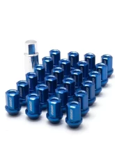 Rays L37 Dura-Nut Straight Type 6H Lug & Lock Set - 12x1.25 Blue                                     - WDURA3712125U6H - Image 3