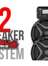 SSV Works Overhead Rear 4 Speaker add on for use with WP-CMO4 Can-Am Commander Max 1000 XT                                     - RG4-2A - Image 8