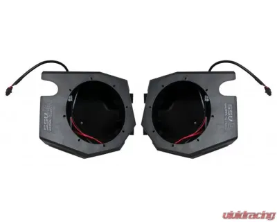 SSV Works 6 1/2 Inch Front Speaker Pods Unloaded Pair Polaris RZR - RZ4-F65U