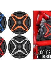 SSV Works 6 1/2 Inch Front Speaker Pods Unloaded Pair Polaris RZR                                     - RZ4-F65U - Image 7