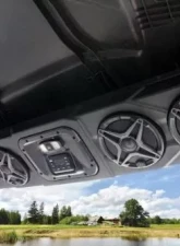 SSV Works Bluetooth 4-Speaker Overhead Weatherproof Sound Bar Can-Am Defender                                     - WP3-DFO4 - Image 2