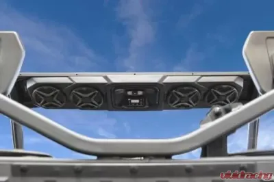 SSV Works Bluetooth 4-Speaker Overhead Weatherproof Sound Bar Can-Am Defender - WP3-DFO4
