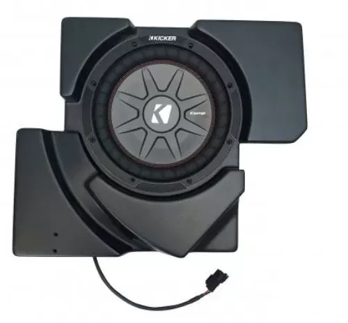 SSV Works Drivers Side 10 Inch Underseat Shallow Subwoofer Pod with Kicker Comp RT Can-Am Maverick X3 2019-2021 - X32-DUS10K