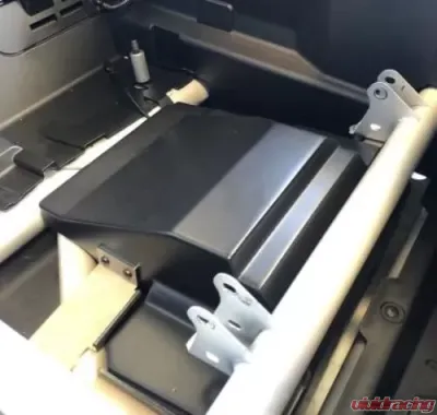 SSV Works Passanger Side 10 Inch Underseat Shallow Subwoofer Pod with Kicker Comp RT Can-Am Maverick X3 2019-2021 - X32-PUS10K