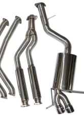 Berk Technology Full Sport Exhaust System with Black Ceramic Coating BMW 135i E82 | E88 2008-2019                                     - BT1801-MMP-HPC - Image 5