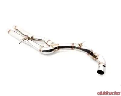 Meisterschaft Titanium Section 2 SR Mid Resonated Delete Pipe Audi TT MK2 | TTRS I-5 Turbo 07-14 - AU0344002