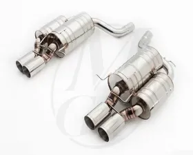 Meisterschaft Stainless GTS Ultimate Axle Back Muffler 4x90mm Tips BMW M5 Sedan / Wagon V10 05-10