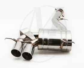 Meisterschaft Stainless GT Racing Axle Back Muffler 2x83mm Tips BMW 128i E82 | E88 2008-2011