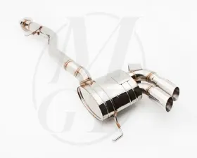 Meisterschaft Stainless GT Racing Axle Back Muffler 2x83mm Tips BMW 135i E82 | E88 08-13