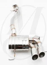 Meisterschaft Stainless GT Racing Axle Back Muffler 2x83mm Tips BMW 135i E82 | E88 08-13                                     - BM0121201 - Image 2