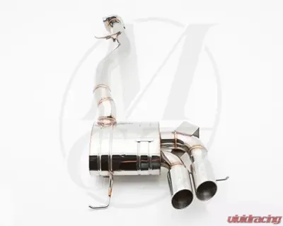 Meisterschaft Stainless GT Racing Axle Back Muffler 2x83mm Tips BMW 135i E82 | E88 08-13 - BM0121201