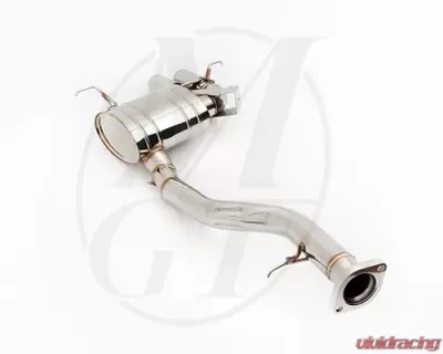 Meisterschaft Stainless GT Racing Axle Back Muffler 2x83mm Tips BMW 135i E82 | E88 08-13 - BM0121201